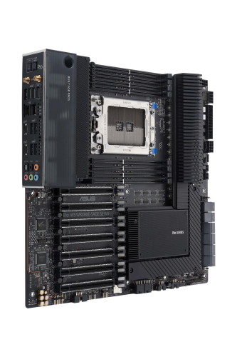 ASUS Pro WS WRX80E-SAGE SE WIFI II - Scheda madre - ATX / SSI EEB estesa - Socket sWRX8 - AMD WRX80 Chipset - USB 3.2 Gen 1, USB 3.2 Gen 2, USB-C 3.2 Gen2, USB-C 3.2 Gen 2x2 - 2 x 10 Gigabit LAN, Bluetooth, Wi-Fi - HD Audio (8 canali)